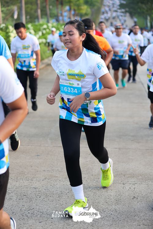 Race photo from Taman Budaya x BOGORUN 2025