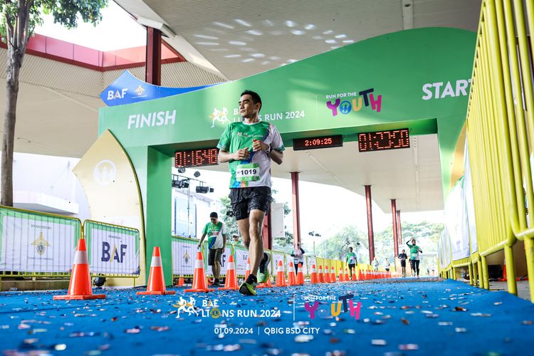 Race photo from BAF LIONS RUN 2024