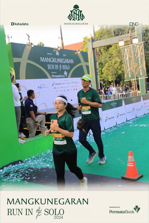 Race photo from Mangkunegaran Run 2024