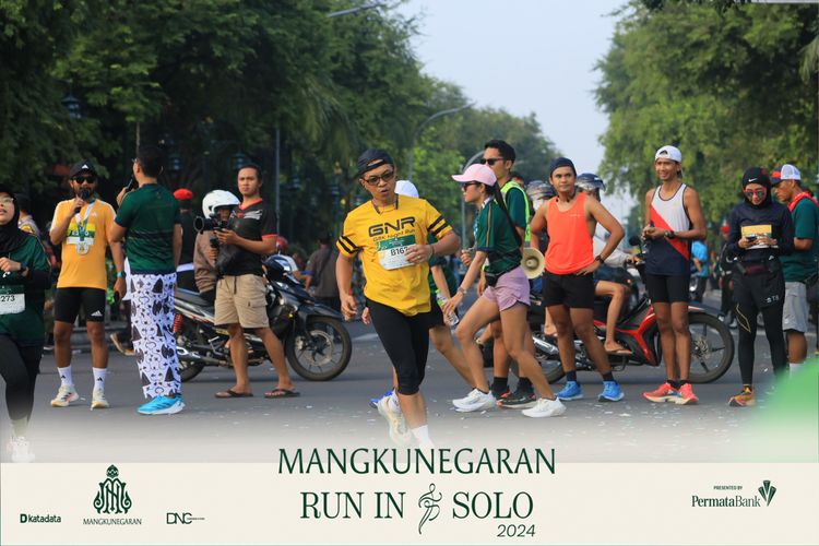 Race photo from Mangkunegaran Run 2024