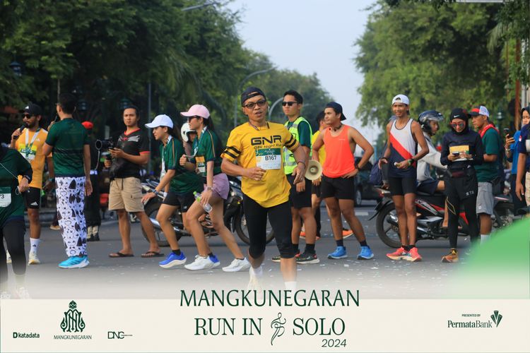 Race photo from Mangkunegaran Run 2024