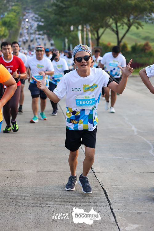 Race photo from Taman Budaya x BOGORUN 2025
