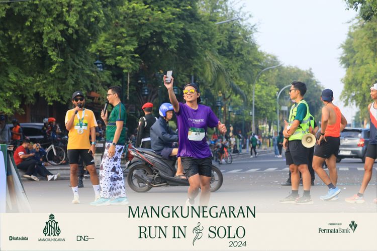 Race photo from Mangkunegaran Run 2024