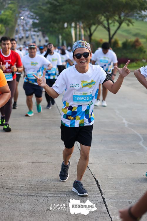 Race photo from Taman Budaya x BOGORUN 2025