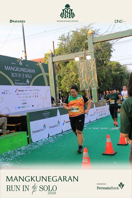 Race photo from Mangkunegaran Run 2024