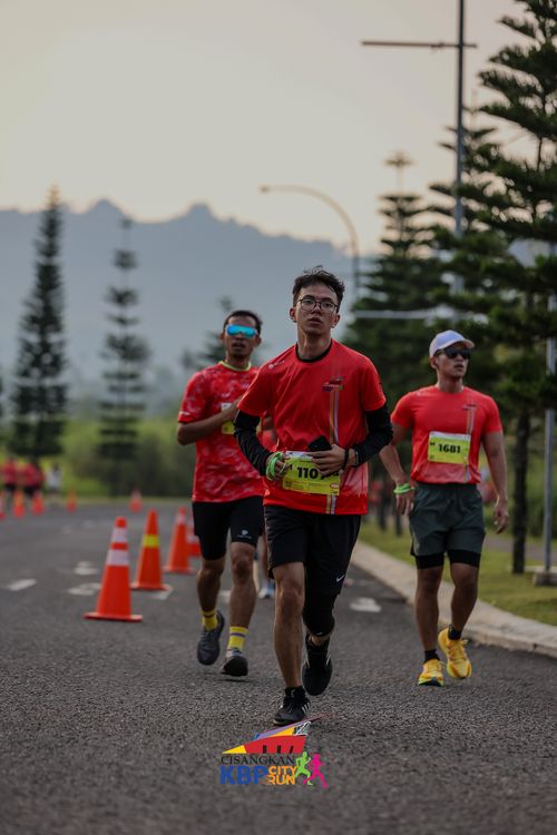 Race photo from CISANGKAN KBP CITY RUN 2025