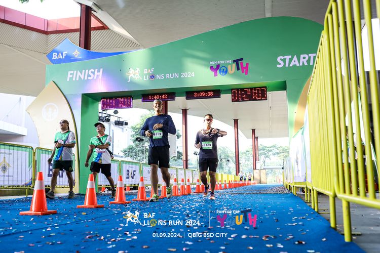 Race photo from BAF LIONS RUN 2024