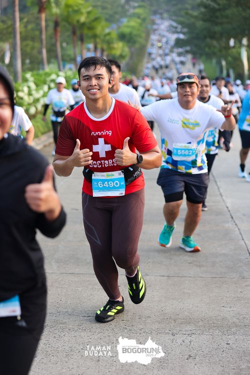 Race photo from Taman Budaya x BOGORUN 2025