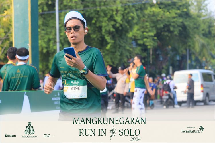 Race photo from Mangkunegaran Run 2024