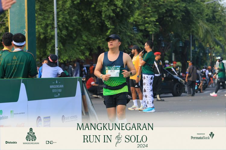 Race photo from Mangkunegaran Run 2024