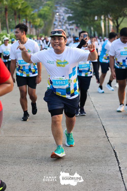 Race photo from Taman Budaya x BOGORUN 2025