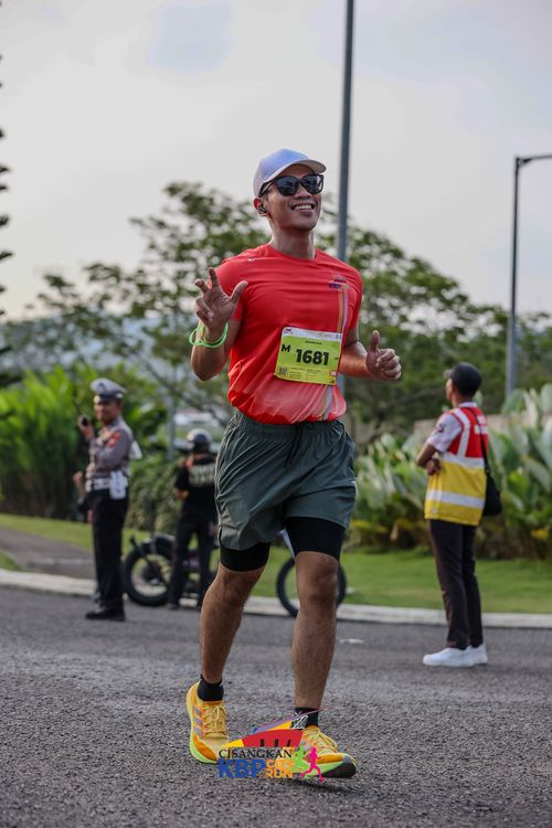 Race photo from CISANGKAN KBP CITY RUN 2025