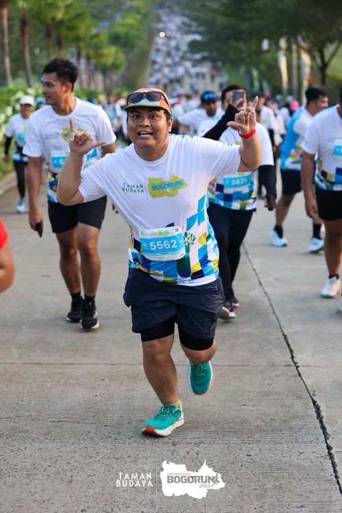 Race photo from Taman Budaya x BOGORUN 2025