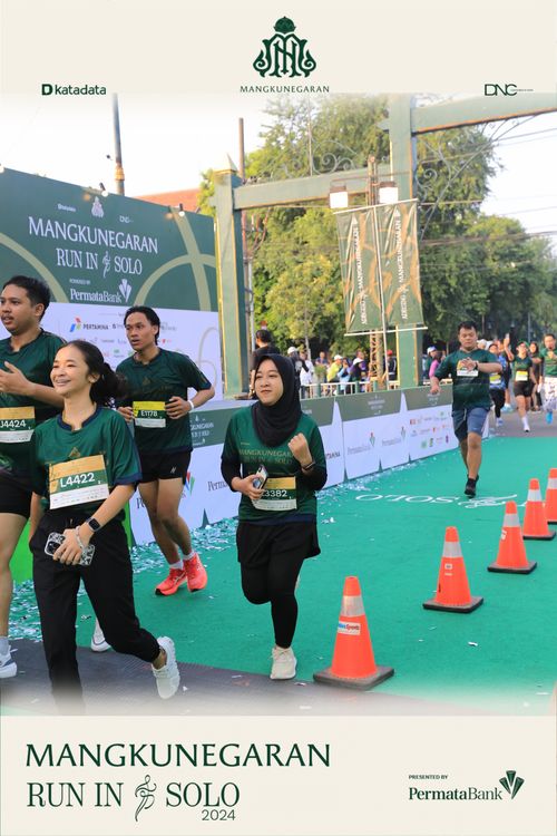 Race photo from Mangkunegaran Run 2024