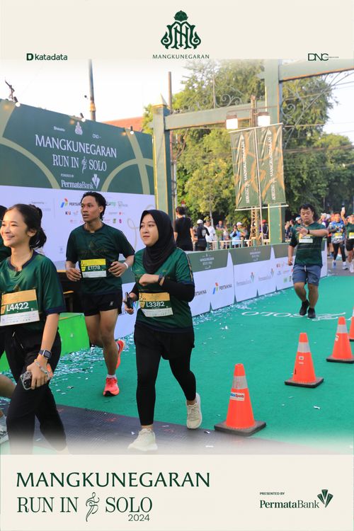 Race photo from Mangkunegaran Run 2024