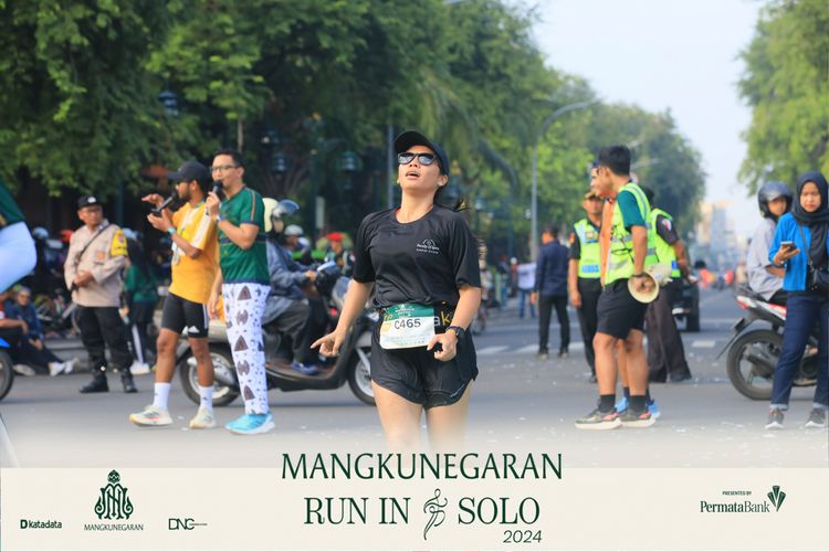 Race photo from Mangkunegaran Run 2024