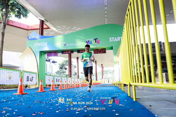 Race photo from BAF LIONS RUN 2024