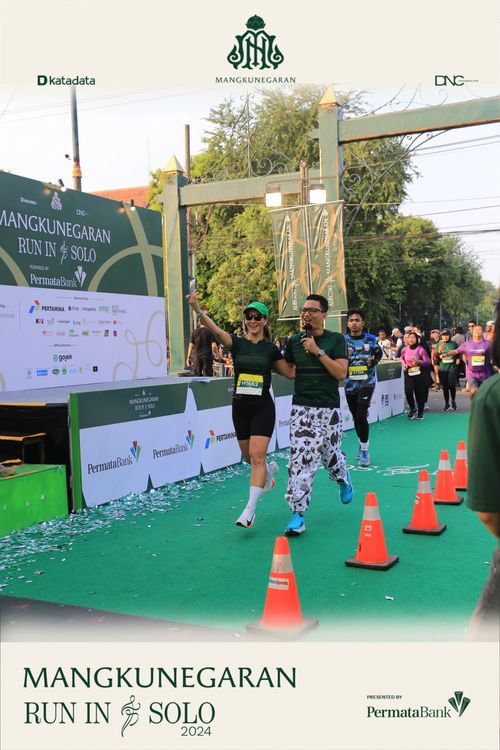 Race photo from Mangkunegaran Run 2024