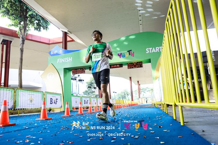 Race photo from BAF LIONS RUN 2024