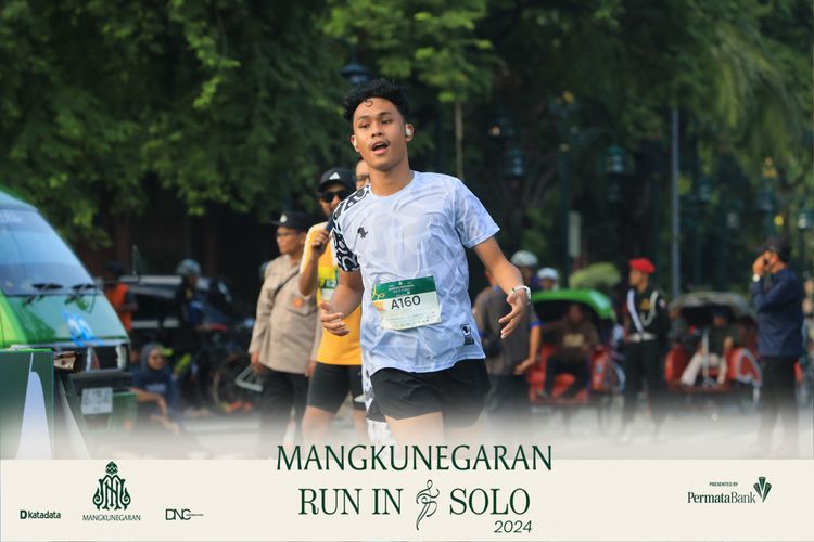 Race photo from Mangkunegaran Run 2024