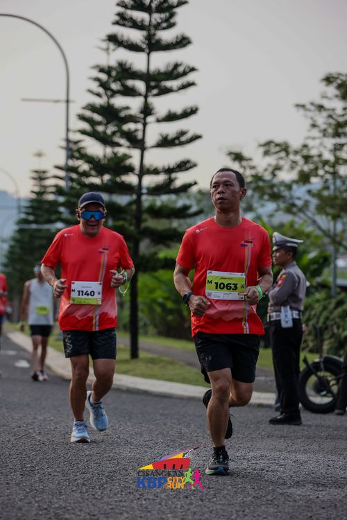 Race photo from CISANGKAN KBP CITY RUN 2025