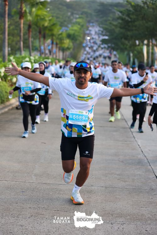 Race photo from Taman Budaya x BOGORUN 2025