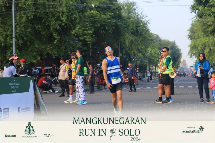 Race photo from Mangkunegaran Run 2024