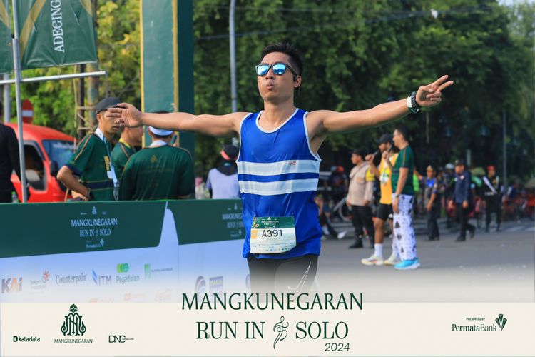 Race photo from Mangkunegaran Run 2024
