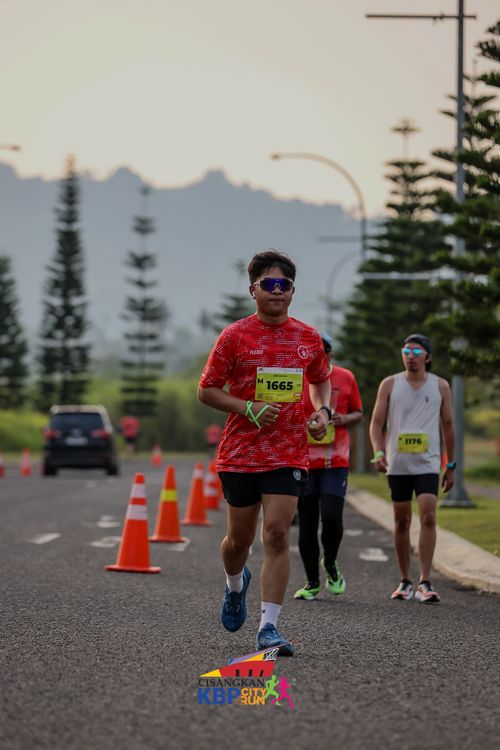Race photo from CISANGKAN KBP CITY RUN 2025
