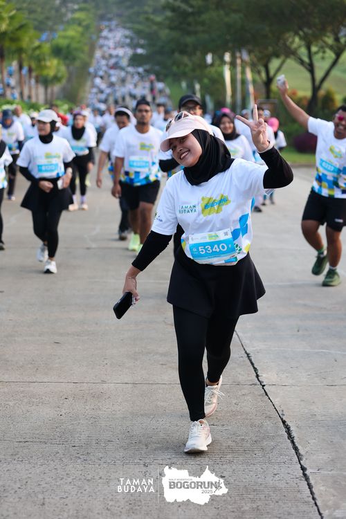 Race photo from Taman Budaya x BOGORUN 2025