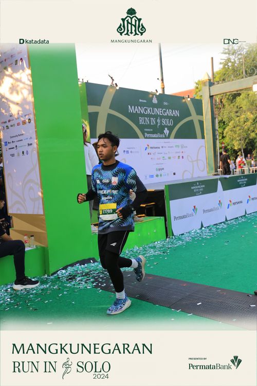 Race photo from Mangkunegaran Run 2024
