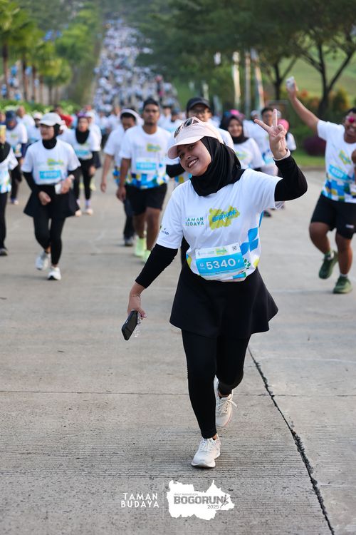 Race photo from Taman Budaya x BOGORUN 2025
