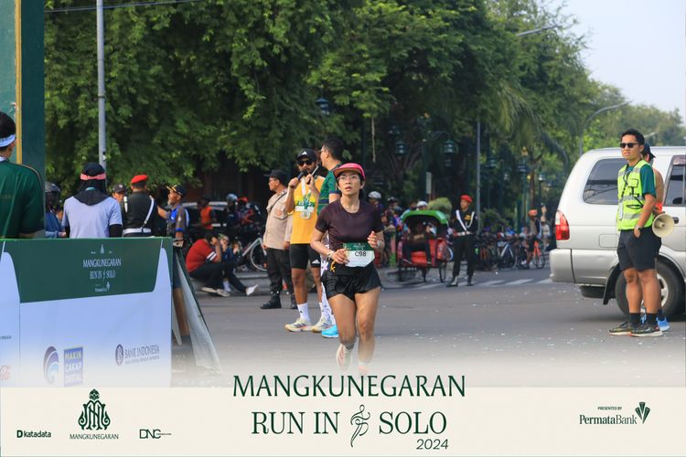 Race photo from Mangkunegaran Run 2024