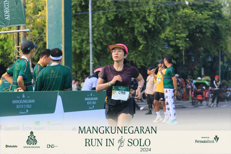 Race photo from Mangkunegaran Run 2024