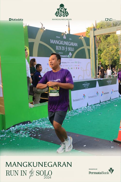 Race photo from Mangkunegaran Run 2024