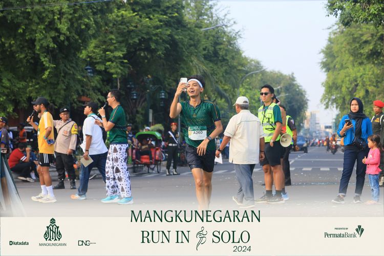 Race photo from Mangkunegaran Run 2024