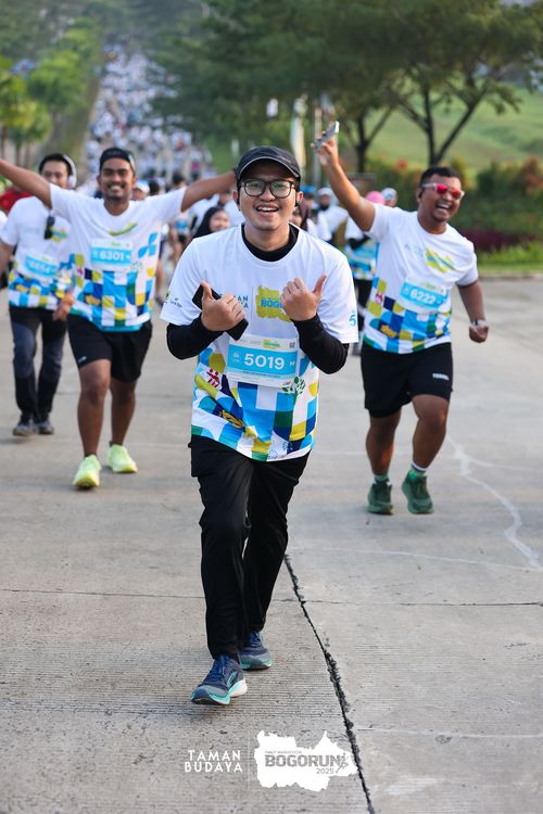 Race photo from Taman Budaya x BOGORUN 2025