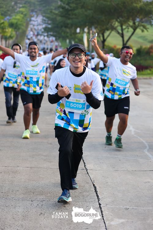 Race photo from Taman Budaya x BOGORUN 2025