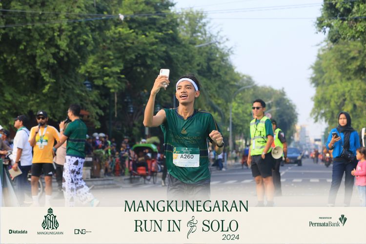 Race photo from Mangkunegaran Run 2024