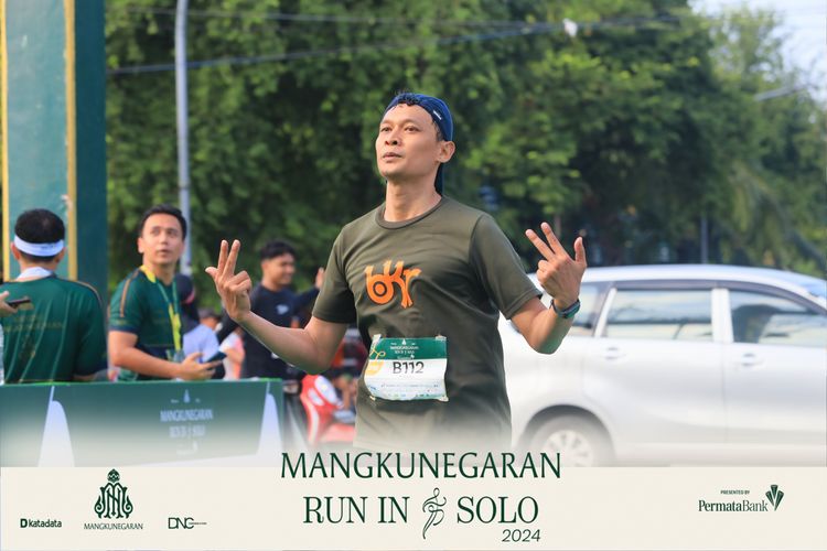 Race photo from Mangkunegaran Run 2024