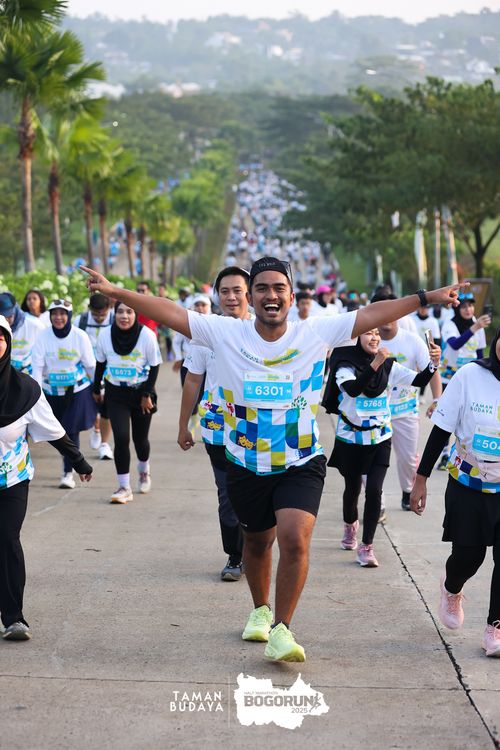 Race photo from Taman Budaya x BOGORUN 2025