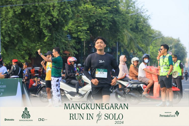 Race photo from Mangkunegaran Run 2024