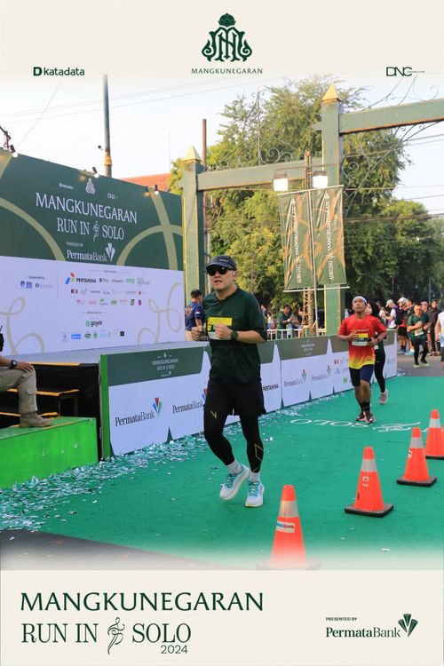 Race photo from Mangkunegaran Run 2024