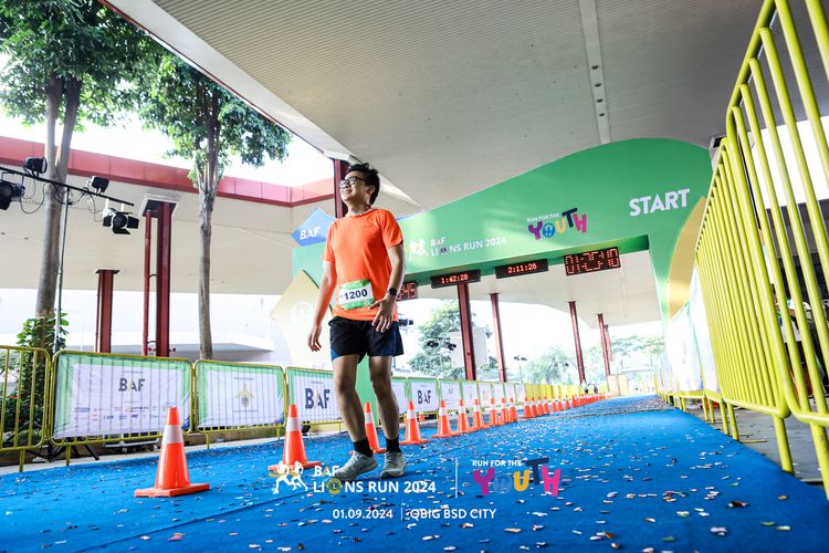 Race photo from BAF LIONS RUN 2024
