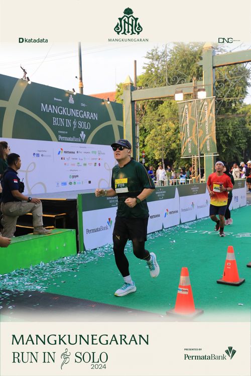 Race photo from Mangkunegaran Run 2024