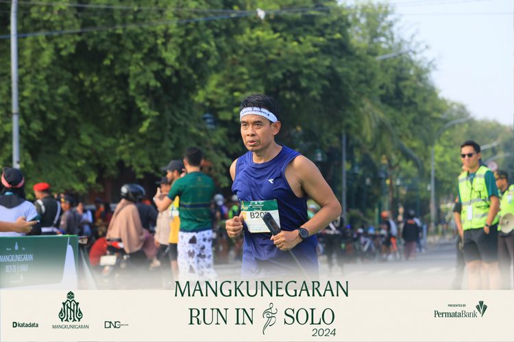 Race photo from Mangkunegaran Run 2024