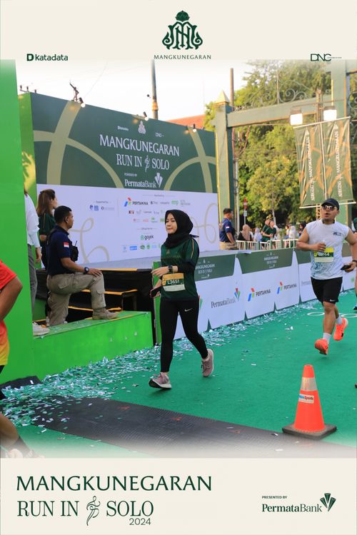 Race photo from Mangkunegaran Run 2024