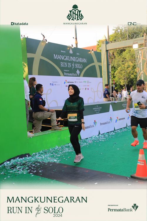 Race photo from Mangkunegaran Run 2024