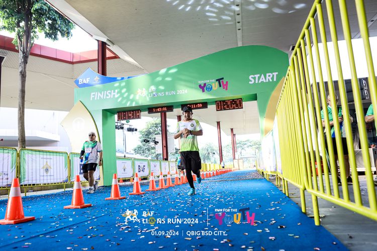 Race photo from BAF LIONS RUN 2024