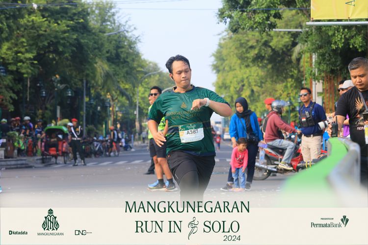 Race photo from Mangkunegaran Run 2024